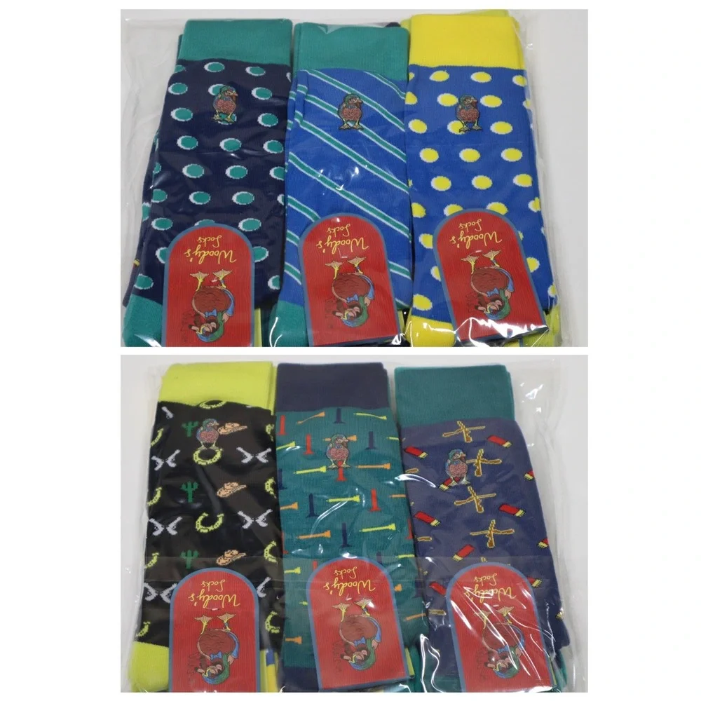 Woody's Men's 6 Pack of‎ Socks